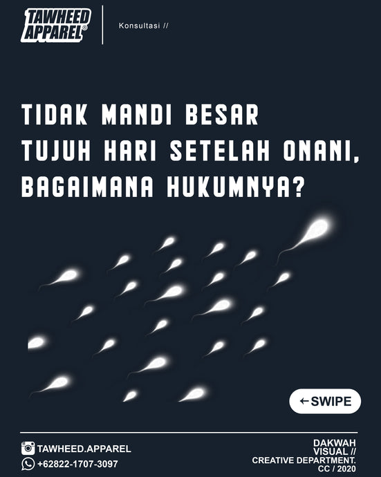 Tidak Mandi Besar Tujuh Hari Setelah Onani, Bagaimana Hukumnya?